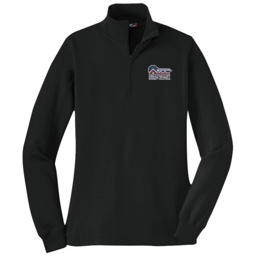 Ladies 1/4 Zip Sweatshirt Thumbnail